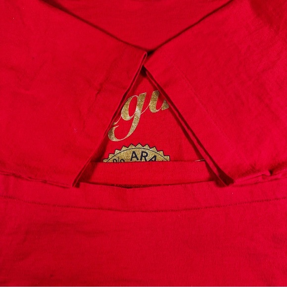 Vintage 90s Men’s XL Coffee Shop Java T Shirt Vtg Single Stitch Red Beanery Art - Picture 3 of 6